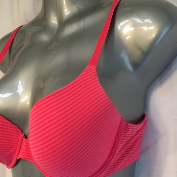 Victoria's Secret 34B Pink Uplift Semi Demi Bra Adjustable Straps Underwire - Picture 4 of 11